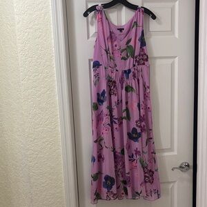 Talbots Lilac Floral Dress